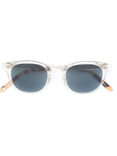 Garrett Leight 'warren' Sunglasses In Nude & Neutrals