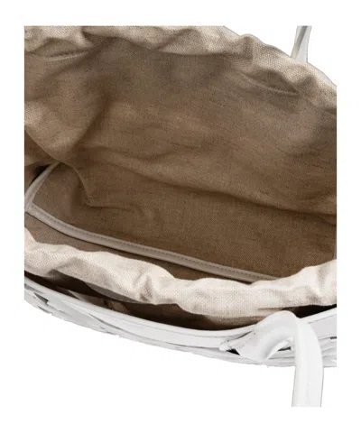 Ferragamo Gancini Tote Bag (s) In White