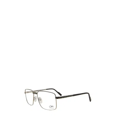Cazal Square-frame Glasses In Metallic