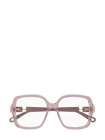 Chloé Full-frame Plain Mirror In Pink