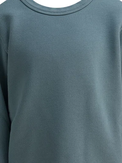 Stone Island Junior Long Sleeved Logo Patch Sweatshirt In Blue