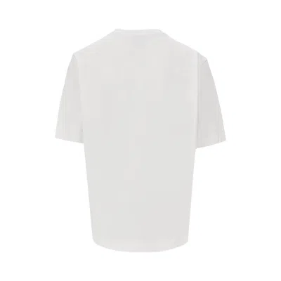 Casablanca Multicolour Graphic T-shirt With Organic Cotton Comfort In White