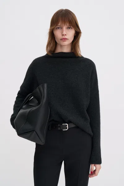 Filippa K Mika Yak Funnelneck Sweater In Gray