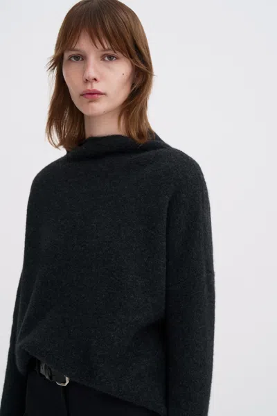 Filippa K Mika Yak Funnelneck Sweater In Gray