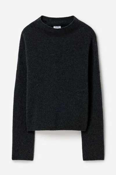 Filippa K Mika Yak Funnelneck Sweater In Gray