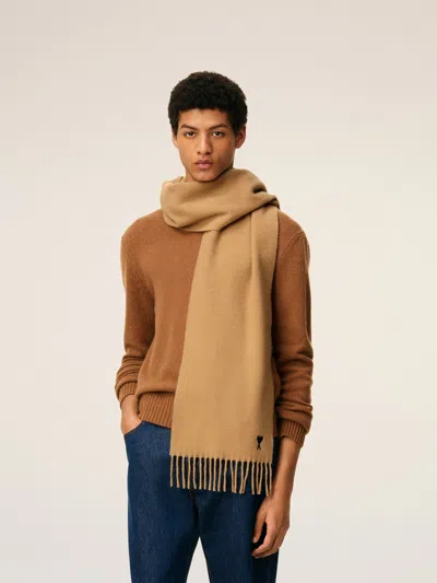 Ami Alexandre Mattiussi Adc Scarf In Orange