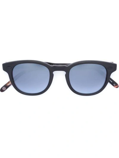 Shop Garrett Leight 'warren' Sunglasses In Black