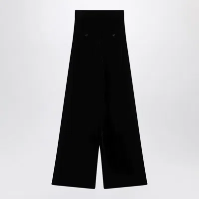 Max Mara Bratto Wide-leg Tailored Pants In Black