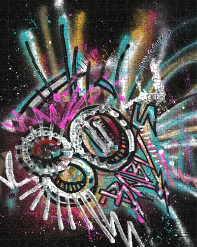 Aimee Kestenberg Jiggy X  Puzzle In Multi