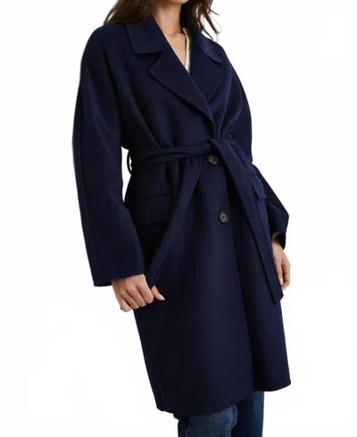 Rails Marta Coat In Navy In Blue