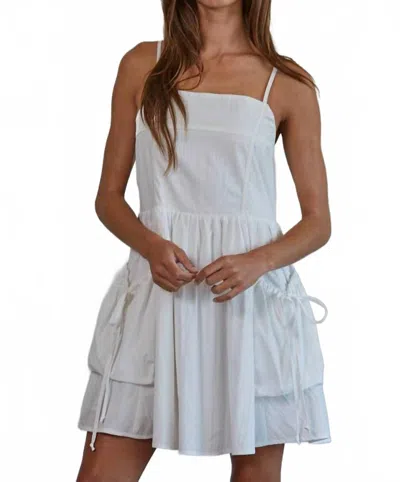 By Together Aimee Mini Dress In White In White