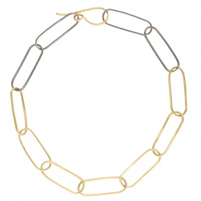 Kate Maller Jewelry Women's Chain Link Bracelet In Multi In Gold