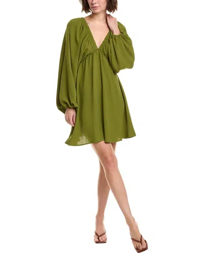 Abbey Mini Dress In Green