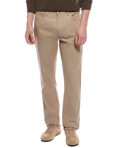 Ted Baker Compact Herringbone Pant In Brown