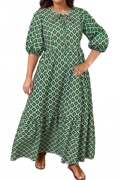 66disco Evergreen Oasis Dress - Plus In Multi In Multi