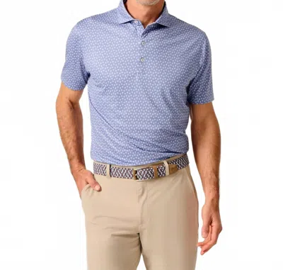 Johnnie-o Areca Performance Polo In Verbana In Blue