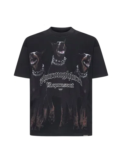 Represent Men's Thoroughbred T-shirt In Black