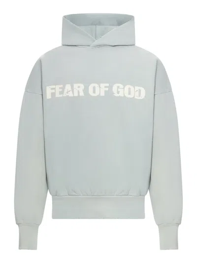 Fear Of God Heaven Hoodie In Gray