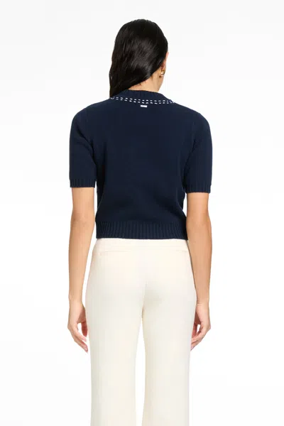 Toccin Kelly Short Sleeve Pocket Tee In Gray