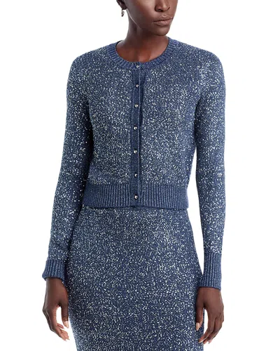 Toccin Mollie Classic Cardigan In Blue