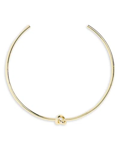 Shashi Knot Cuff Necklace In Gold