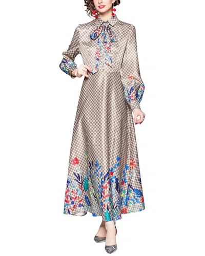 Dza Maxi Dress In Multi