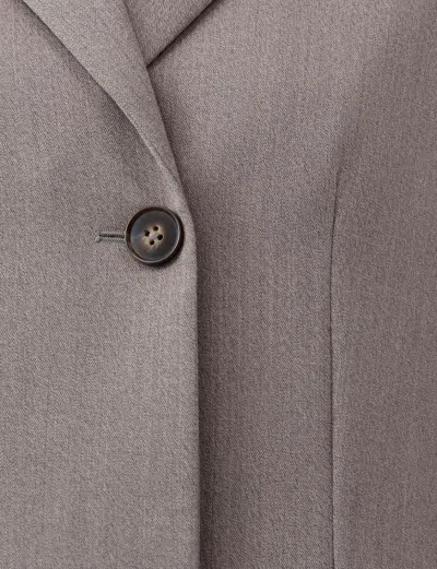 St Agni Oupa Tailored Coat In Gray