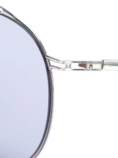Shop Mykita Round Sunglasses In Metallic