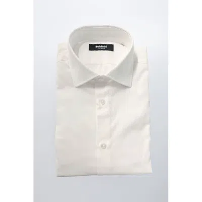 Baldinini Trend White Cotton Shirt In White