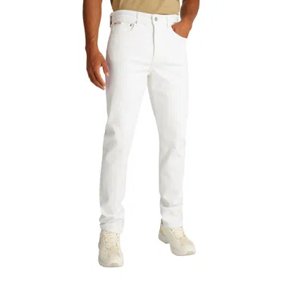 Calvin Klein Jeans Est.1978 White Cotton Skinny Jeans In White