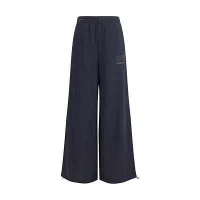 Mm6 Maison Margiela Wide-leg Track Pants From The Salomon X Mm6 In Blue