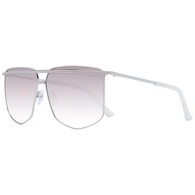 Guess Silver Women Sunglasses In Silver