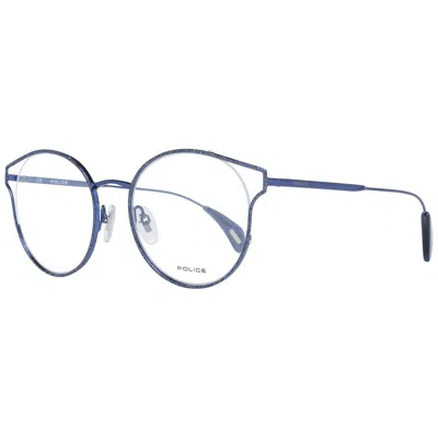 Police Blue Women Glasses Frame In Blue