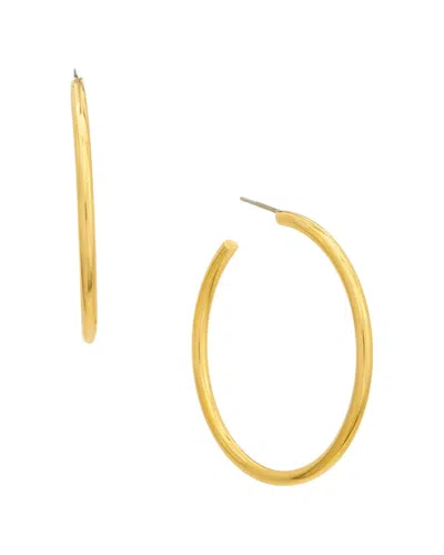 Kenneth Jay Lane Hoop Earrings In Gold
