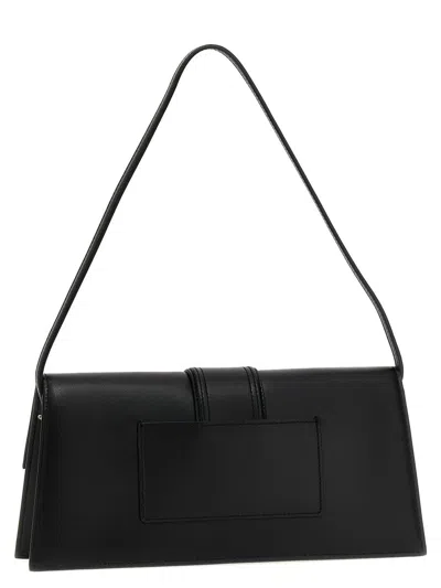 Jacquemus Le Bambino Long In Smooth Leather Bags In Black