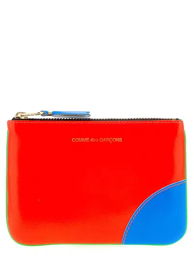 Comme Des Garçons Wallet Super Fluo Wallet In Red