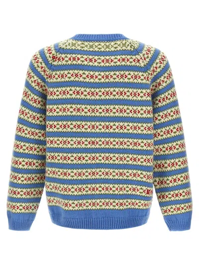 Bode Wedgewood Striped-pattern Sweater In Multi