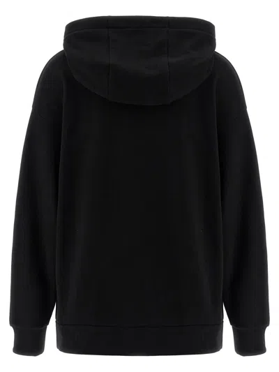 Fendi Women Oversize Cotton Sweatshirt In Black