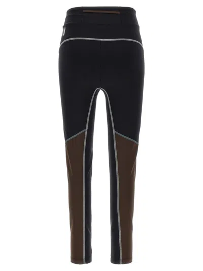 Fendi Color Block Leggings Multicolor In Multi