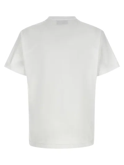Gucci T-shirt Aus Baumwolljersey Mit Stickerei In White