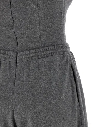 Giovanni Bedin Corset-detail Jumpsuit In Gray
