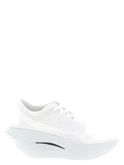Comme Des Garçons X Mizuno Wave Rebellion Pro 3 Openwork Sneakers In White