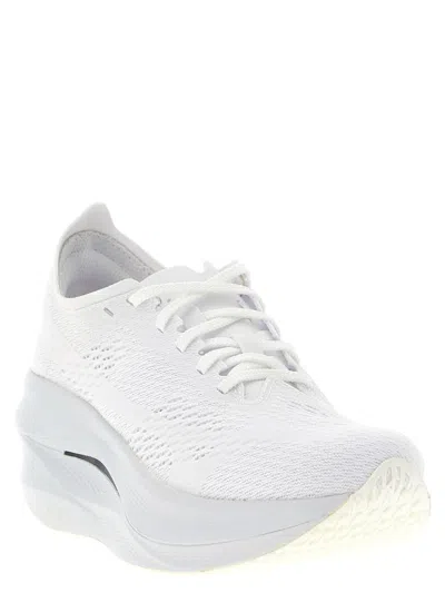 Comme Des Garçons X Mizuno Wave Rebellion Pro 3 Openwork Sneakers In White