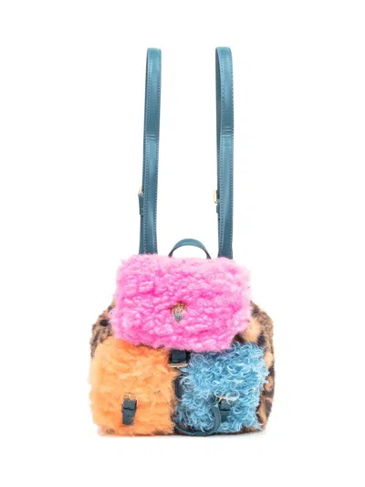 Kurt Geiger Small Hoxton Leopard-print Backpack In Multi