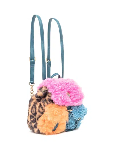 Kurt Geiger Small Hoxton Leopard-print Backpack In Multi
