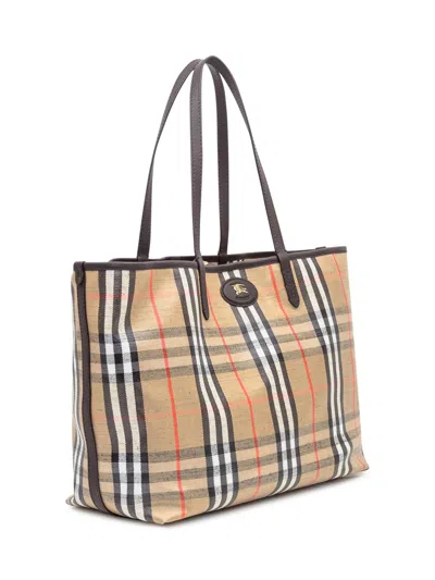 Burberry Highlands Medium Tote Bag In Brown