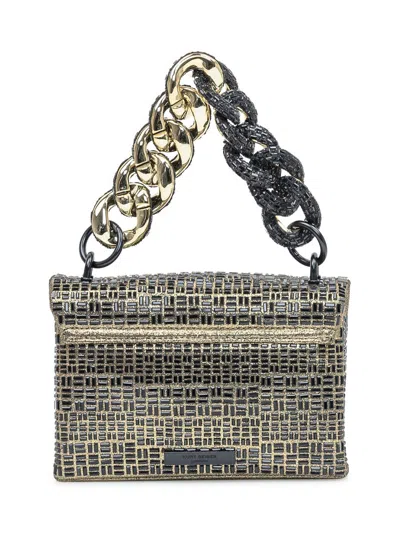 Kurt Geiger Mini Kensington Chain Shoulder Bag In Gold