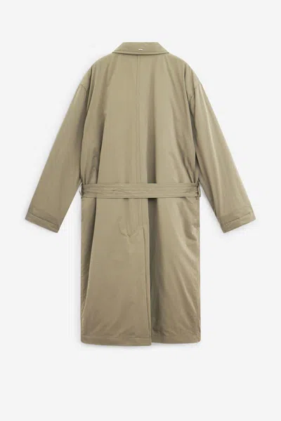 Our Legacy Duvet Trench Coat In Neutral
