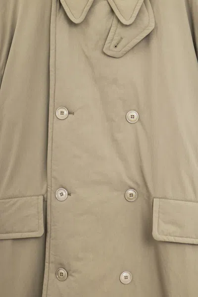 Our Legacy Duvet Trench Coat In Neutral