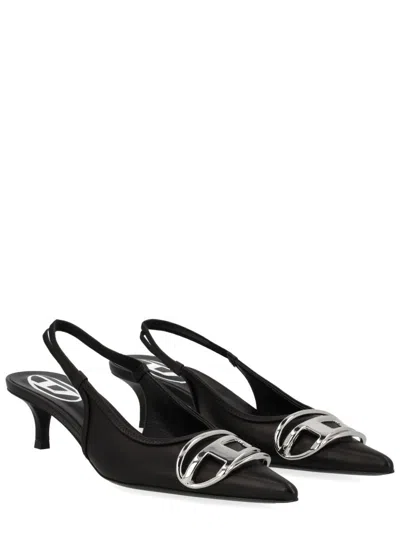 Diesel Sandal "d-venus Sb 40" In Black